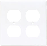 2150W-BOX WHT DUPL RECPT PLT2G